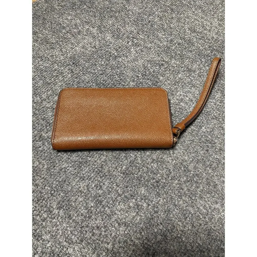 Cute Coach F58053 Crossgrain Leather Phone Wallet